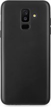 Backcover hoesje voor Samsung Galaxy A6+ (2018) - Zwart (A6 Plus 2018)- 8719273278321