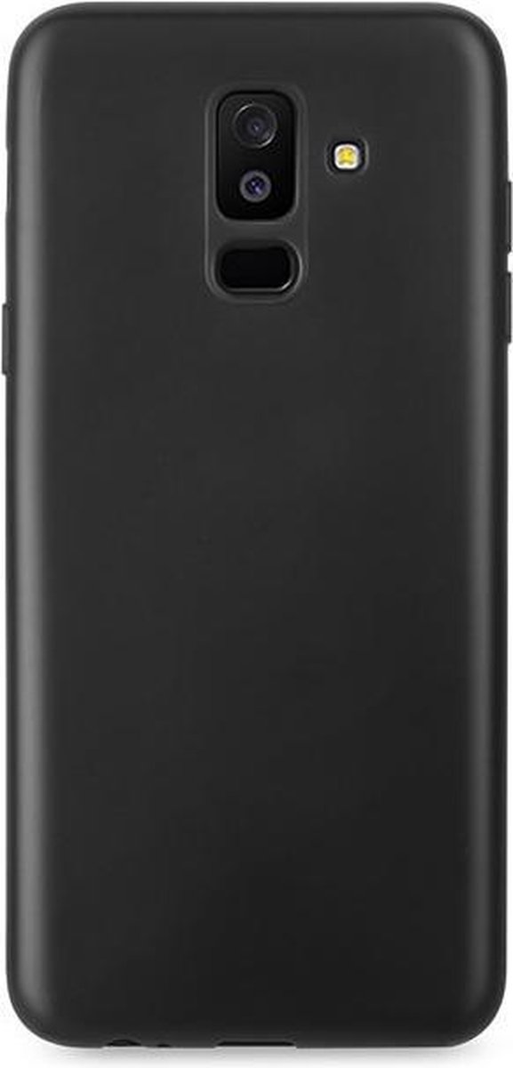 Backcover hoesje voor Samsung Galaxy A6+ (2018) - Zwart (A6 Plus 2018)- 8719273278321 op Prijzenvolger.com