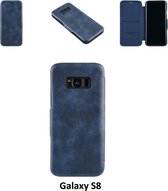 UNIQ Accessory Blauw hoesje Galaxy S8 - Luxe Book Case (G950F)