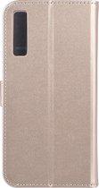 Goud hoesje Samsung Galaxy A7 (2018) Book Case - Pasjeshouder - Magneetsluiting (A750)
