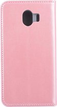 RoseGold hoesje Samsung Galaxy J4 (2018) Book Case - Pasjeshouder - Magneetsluiting (J400F)