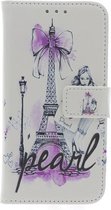 Print hoesje voor Galaxy S7 Book Case- Pasjeshouder - Magneetsluiting (G930F)