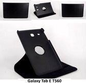 Samsung Galaxy Tab E - T560 -Draaibare tablethoes Zwart voor bescherming van tablet