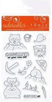 Tonic Studios -Essentials adorables stamp go for it gopher