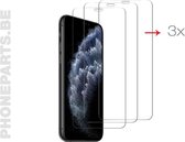 Screenprotector voor iPhone X l iPhone XS l Iphone 11 Pro tempered glass (glazen screenprotector) 3 stuks promo