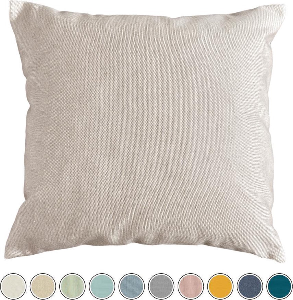 1173x1200.jpg Buitenkussen Qush Royal - Sunbrella Linen Chalk| Waterbestendig | kleurvast | vlekbestendig | schimmelwerend - Sierkussens buiten tuin loungekussen / tuinmeubel kussen /tuinkussen / buitenkussens / palletkussen - Afbeelding 1
