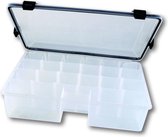 Tackle Box - Waterdicht - 35,5 x 22,5 x 9,2cm - Transparant