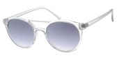 Grijze ronde  zonnebril | Dames/unisex | grijze lens