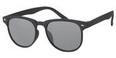 Zwarte wayfarer  zonnebril | Dames/unisex | groene lens