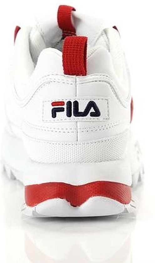 fila disruptor low red
