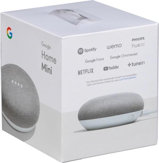 Stimulans tofu mond Google Home Mini - Smart Speaker / Zwart | bol.com
