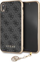 Guess Back Cover Grijs - Guess Classic Collection - iPhone XR  - Siliconen rand