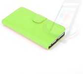 Groen hoesje iPhone 6-6S Plus - Book Case - Pasjeshouder - Magneetsluiting