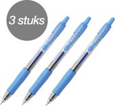 Pilot G-2 – Gel Ink Zachtblauwe Rollerball pen 3 stuks – Medium Tip