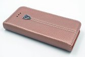 Roze hoesje iPhone 5-5s-SE - Book Case - Pasjeshouder - Magneetsluiting