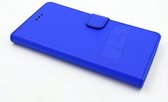 Blauw hoesje Huawei P9 - Book Case -Pasjeshouder- Magneetsluiting