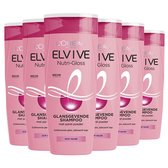 L’Oréal Paris Elvive Nutrigloss Shampoo - 6 x 250 ml - Voordeelverpakking