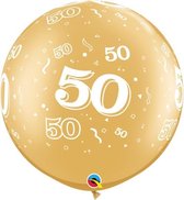 Ballonnen goud 50 (2 stuks)