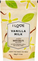 I love - Vanilla Milk Bath Salt- Koupelová sůl - 500.0g