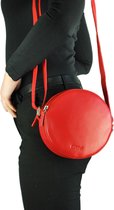 Buono Leather Crossbody Tokyo - Rood