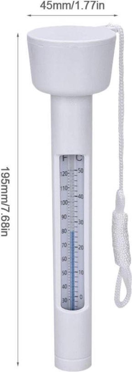 Drijvende Zwembad Thermometer: Voor Zwembad, Bad en Aquarium - Zwembad-toebehoren