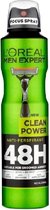 L?Oréal Men Expert Clean Power 48H Anti-Perspirant 250 ml