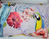 Sierkussen - Papegaai Ara Toucan Woonkussen - Multicolor - 68 Cm X 48 Cm