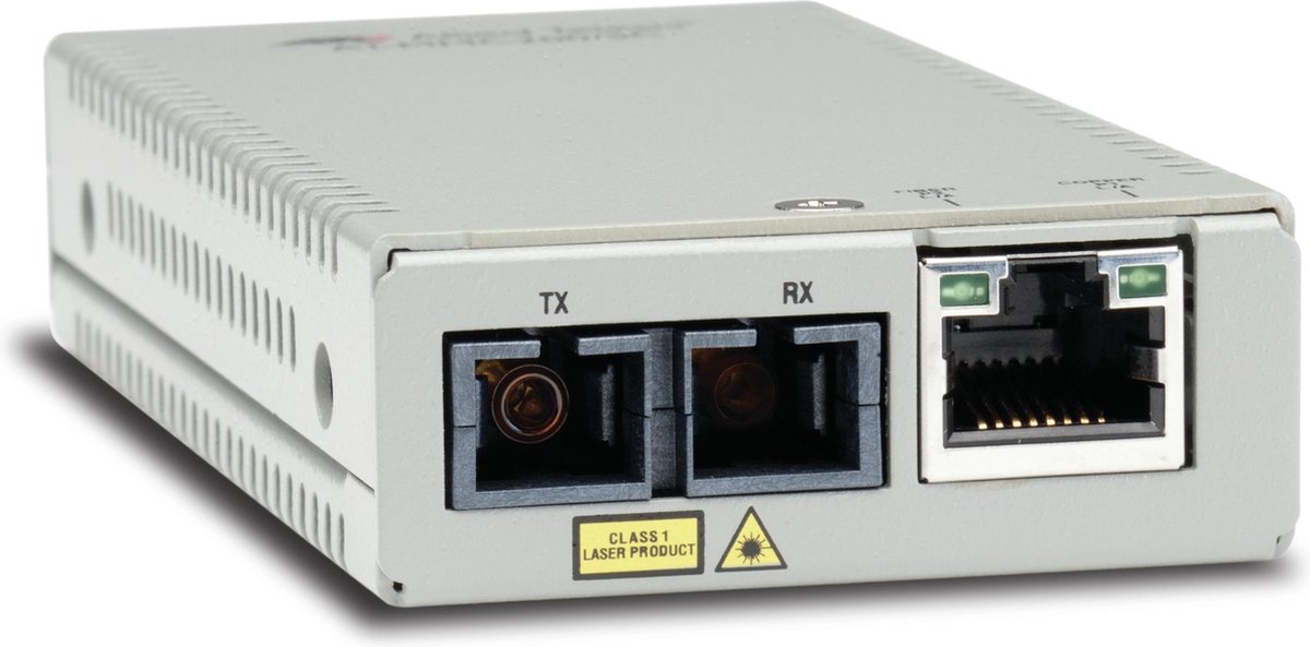 Allied Telesis AT-MMC200/SC-960 netwerk media converter 100 Mbit/s 1310 nm Multimode Grijs