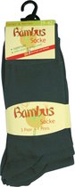 Bamboe sokken - 3 paar - antraciet grijs - normale schachtlengte - maat 35/38