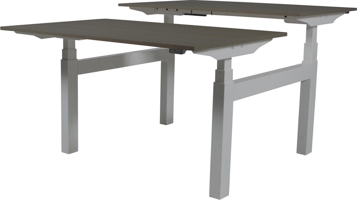 Zit Sta Bureau (2pp) - Elek 160x80/80 logan - alu frame