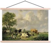 Sweet Living Poster - Weide Met Vee - 90 X 150 Cm - Multicolor