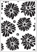 Crafts too embossingfolder - CTFD3027 - Flowers - embossing mal bloemen - 1 stuks 10 x 15 cm