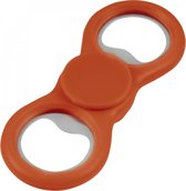 Duo flessenopener en Spinner in 1 - ORANJE