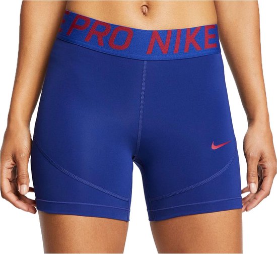Nike Sportlegging - Maat L - Vrouwen - donker blauw/rood | bol.com