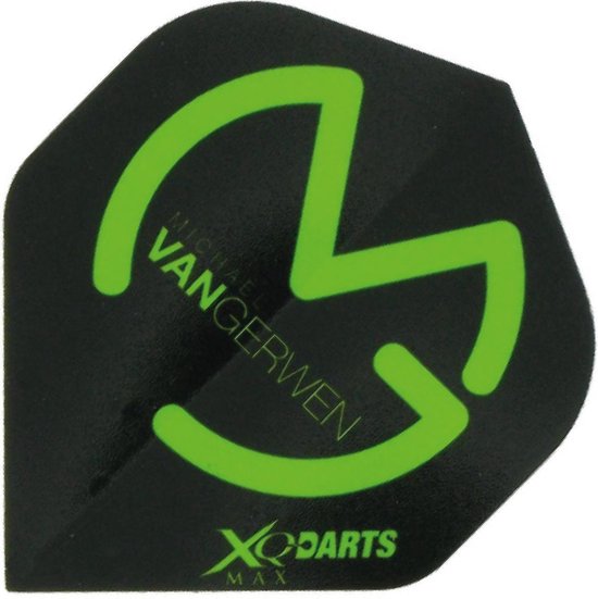 Darts Set - Michael van Gerwen Blackline - 23 gram - dartpijlen - inclusief 2 sets (6 stuks) - darts shafts - en 2 sets (6 stuks) - darts flights - inclusief etui - Cadeau van Michael van Gerwen. — afbeelding 3