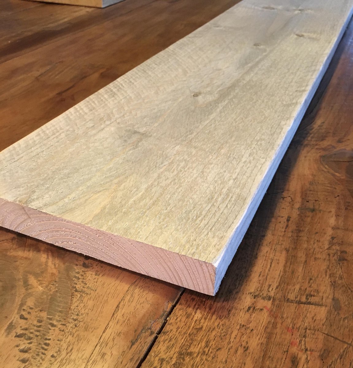 Steigerhouten plank, Steigerplank 80cm (2x geschuurd) OLD-LOOK , Steigerhout Wandplank | Steigerplanken | Landelijk | Industrieel | Loft | wandrek