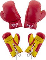 Gants de boxe pour enfants - 8 OZ - rouge - moyen
