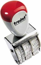Trodat 1010/DB hand/datumstempel 4 mm NL blisterverpakking