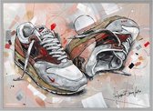 - Schilderij - Nike Air Max Amsterdam Painting - Multicolor - 51 X 71 Cm