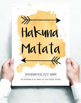Wandbord: Hakuna Matata - 30 x 42 cm