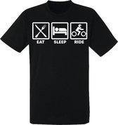 Eat; Sleep; Ride t-shirt | motor| grappig| cadeau | maat XXXL