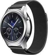 Milanees bandje Zwart geschik voor Samsung GEAR S3 & Galaxy Watch 46mm