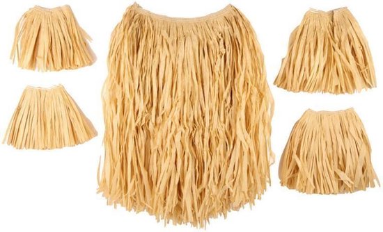 Raffia/Zulu Set Naturel 60cm | 5 delige set