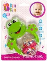Rammelaar Bam Bam - Baby - Bijtring - Kikker - Babyspeelgoed - Bijtspeelgoed