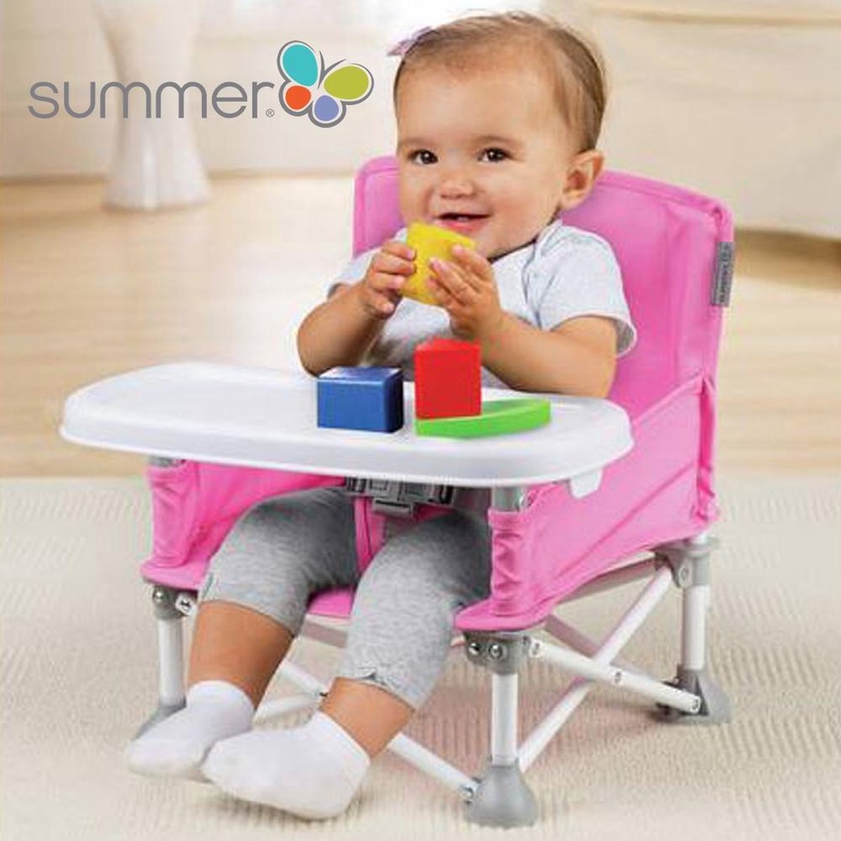 lava Dubbelzinnigheid Detecteren Summer Infant Baby Opklap Stoel Reis Stoel met Dienblad | bol.com