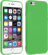 HB Hoesje Geschikt voor Apple iPhone 6 Plus & 6s Plus Licht Groen - Siliconen Back Cover