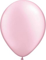 100x Qualatex ballonnen parel roze