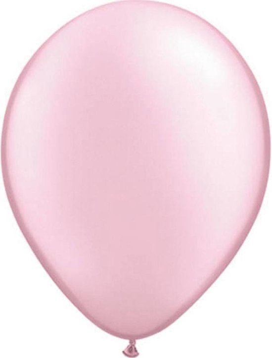 100x Qualatex ballonnen parel roze