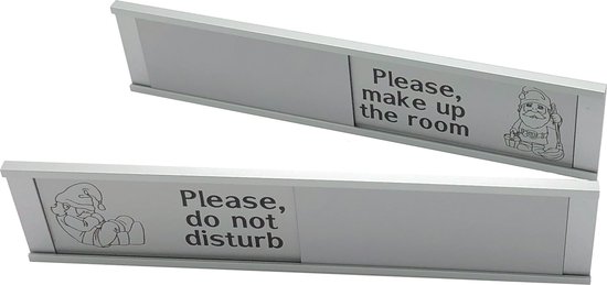 Curseur Merci de ne pas déranger - 255 mm x 57 mm - Fixation de deux