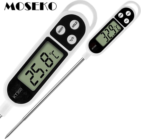 MOSEKO Digitale Vlees thermometer voor BBQ of oven - thermometer bol.com